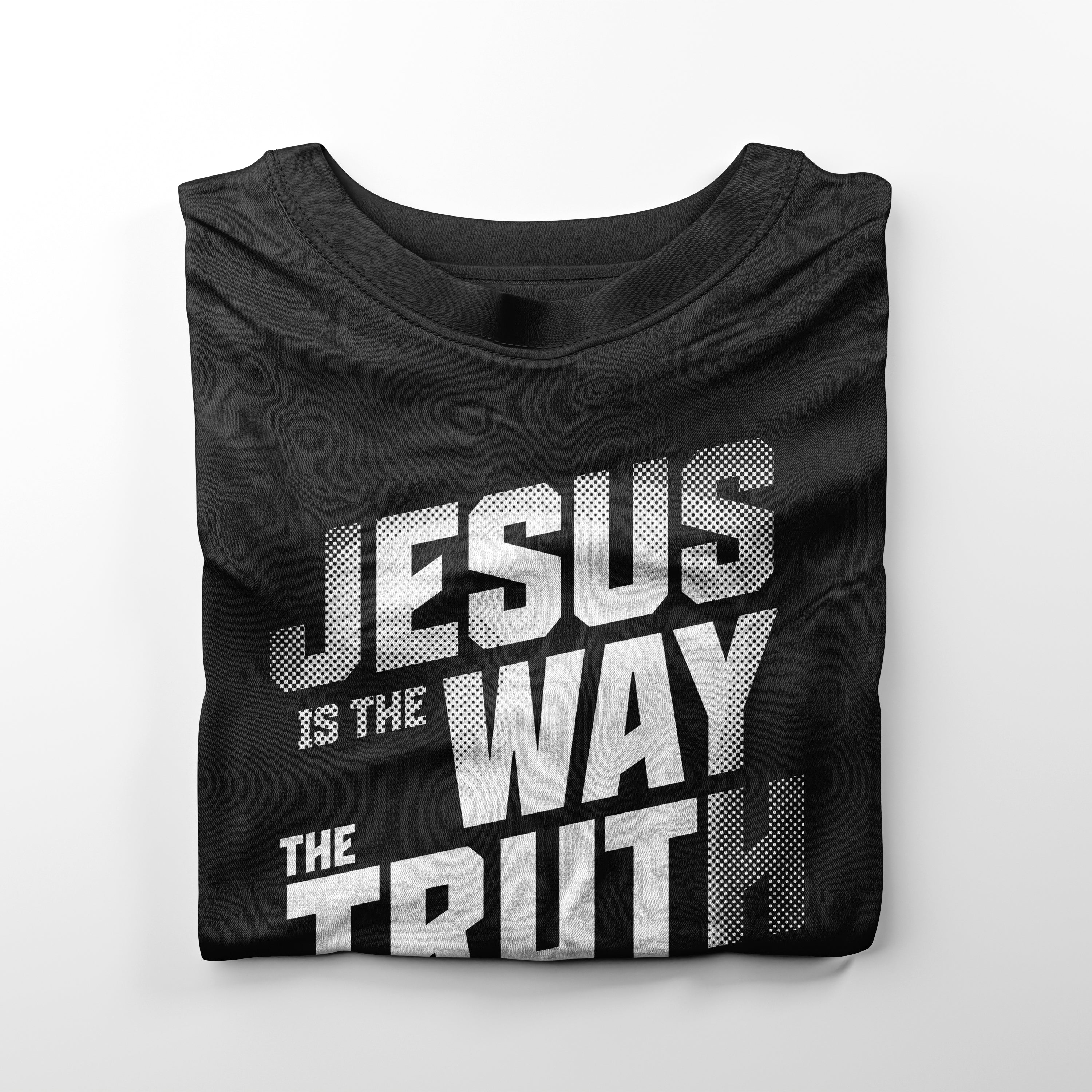 Jesus is the way, the truth and the life - Black