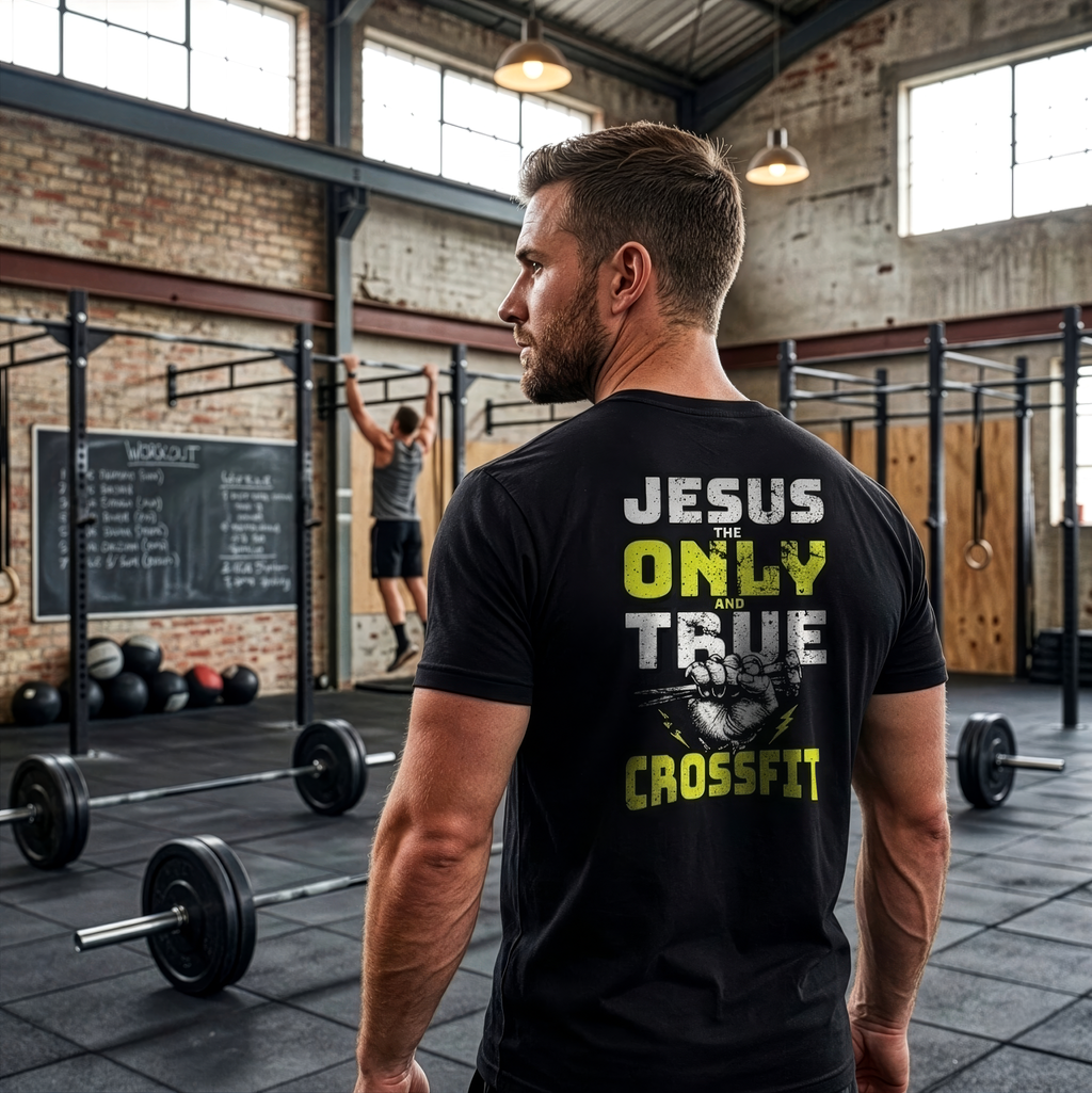 Jesus: the only and true crossfit - Black
