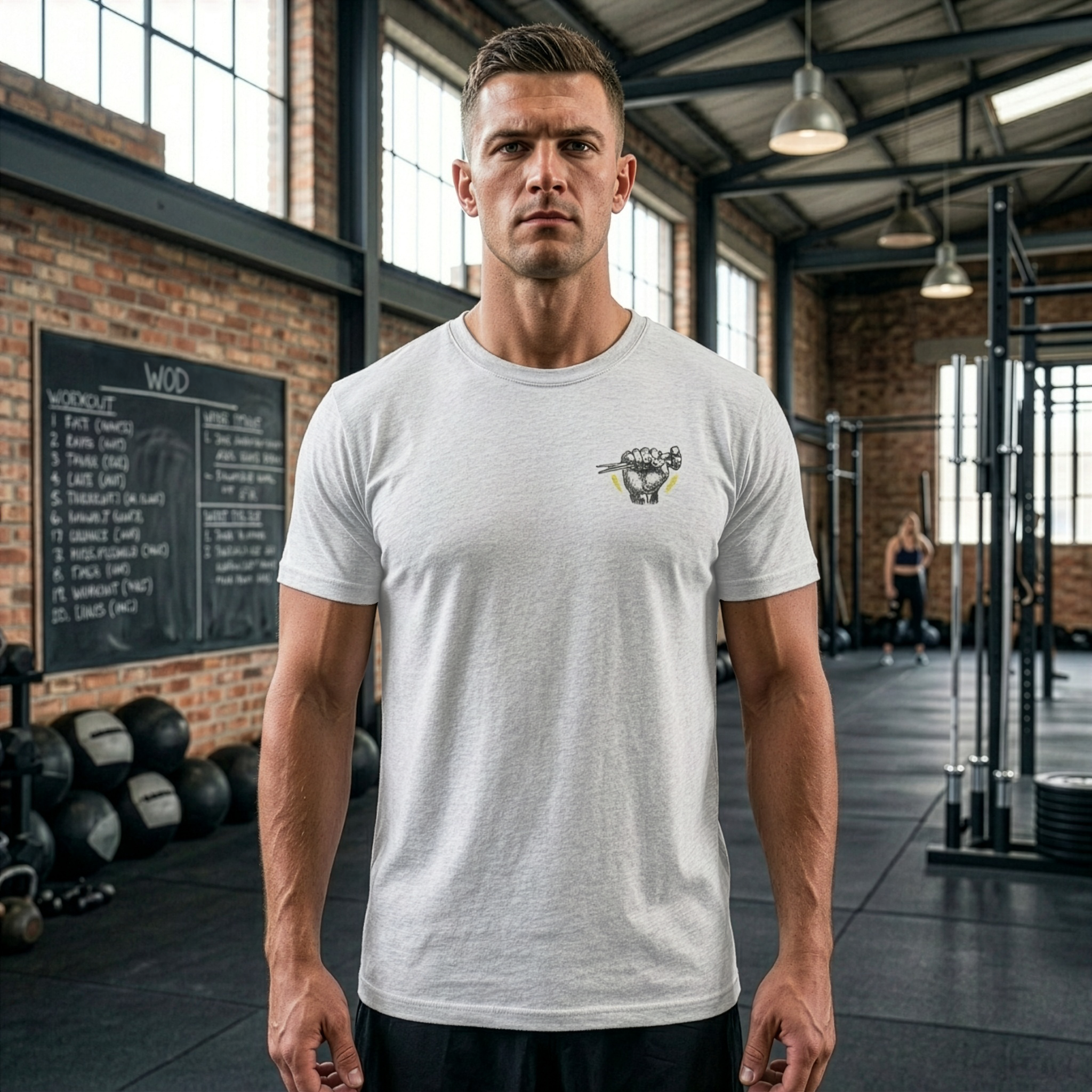 Jesus: the only and true crossfit - White